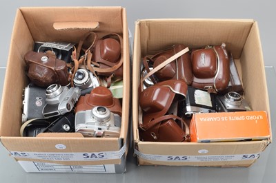 Lot 239 - Two Boxes of 35mm Cameras
