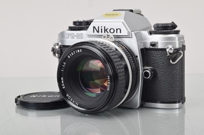Lot 256 - A Nikon FG-20 SLR Camera