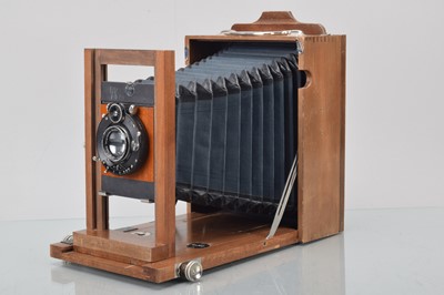 Lot 306 - An Ernemann Mahogany & Nickel 5x7'' Field Camera