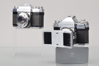 Lot 308 - Two Zeiss Ikon Contaflex SLR Cameras