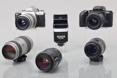 Lot 344 - Two Pentax SLR Cameras