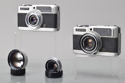 Lot 362 - Two Canon Demi Half Frame 35mm Cameras