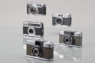 Lot 363 - Five Half Frame 35mm Cameras