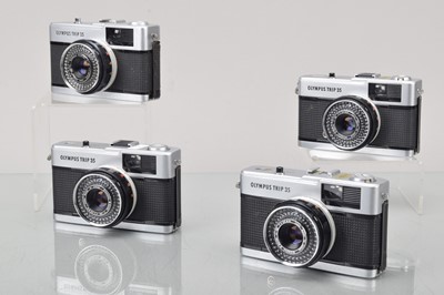 Lot 367 - Four Olympus Trip 35 Compact Cameras