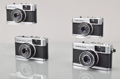 Lot 368 - Four Olympus Trip 35 Compact Cameras