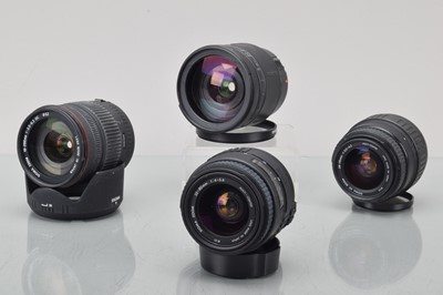 Lot 394 - Four Canon EF Mount Lenses