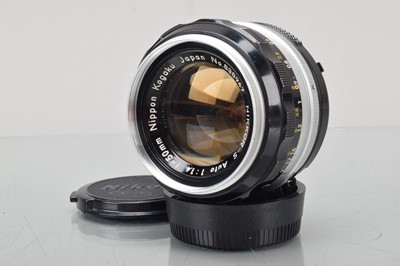 Lot 399 - A Nippon Kogaku 50mm f/1.4 Pre Ai Lens