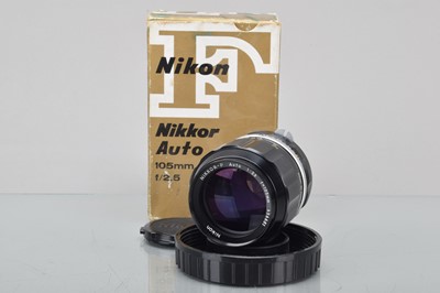 Lot 407 - A Nikon Nikkor-P 105mm f/2.5 lens