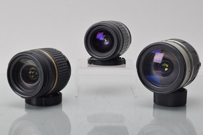 Lot 409 - Three Tamron Nikon AF Mount Lenses