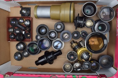 Lot 445 - A Tray of Projection Lenses
