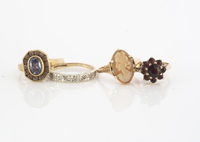 Lot 155 - A collection of dress rings