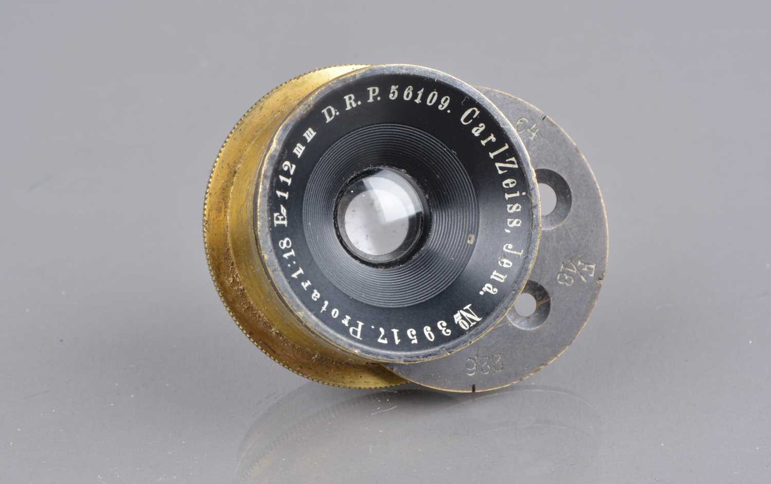 Lot 445 - A Carl Zeiss Jena 112mm f/18 Protar Lens
