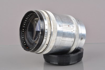 Lot 457 - A Carl Zeiss Jena T 8.5cm f/2 Sonnar Lens