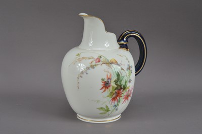 Lot 358 - A 20th century Royal Worcester porcelain ewer