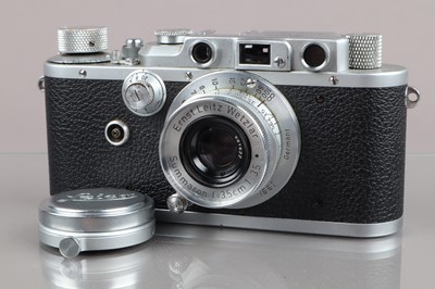 Lot 483 - A Leitz Wetzlar Leica IIIa Rangefinder Camera