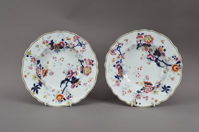 Lot 378 - Two Chamberlain of Worcester 19th century porcelain soup bowls