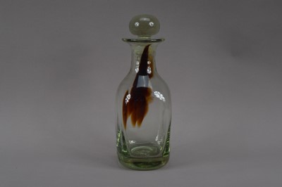 Lot 395 - A Jean Claude Navaro glass decanter and stopper