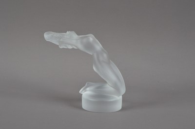 Lot 396 - A Lalique glass 'Chrysis' car mascot figurine
