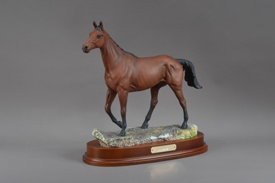 Lot 401 - A limited edition 'Arkle' ceramic Royal Doulton horse