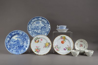 Lot 423 - A collection of late 18th century and later English ceramics