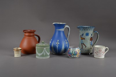 Lot 431 - A collection of 19th century and later ceramics