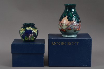 Lot 443 - Two items of Moorcroft pottery