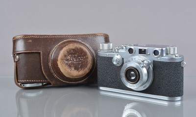 Lot 495 - A Leitz Wetzlar Leica IIIc Rangefinder Camera