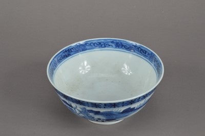 Lot 466 - A Chinese porcelain blue and white bowl