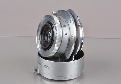 Lot 498 - A Leitz 3.5cm f/3.5 Elmar Lens